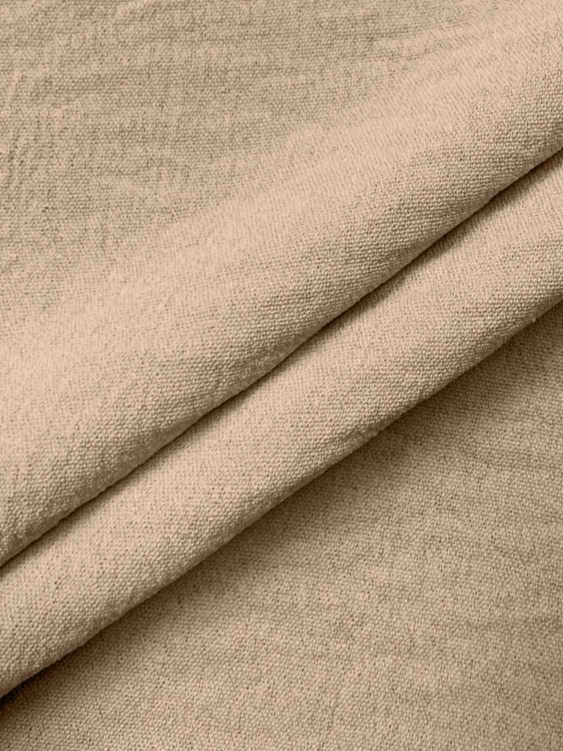 Soft beige fabric texture for Spaghetti Strap Top and Shorts Set, material composed of 95% polyester and 5% spandex.