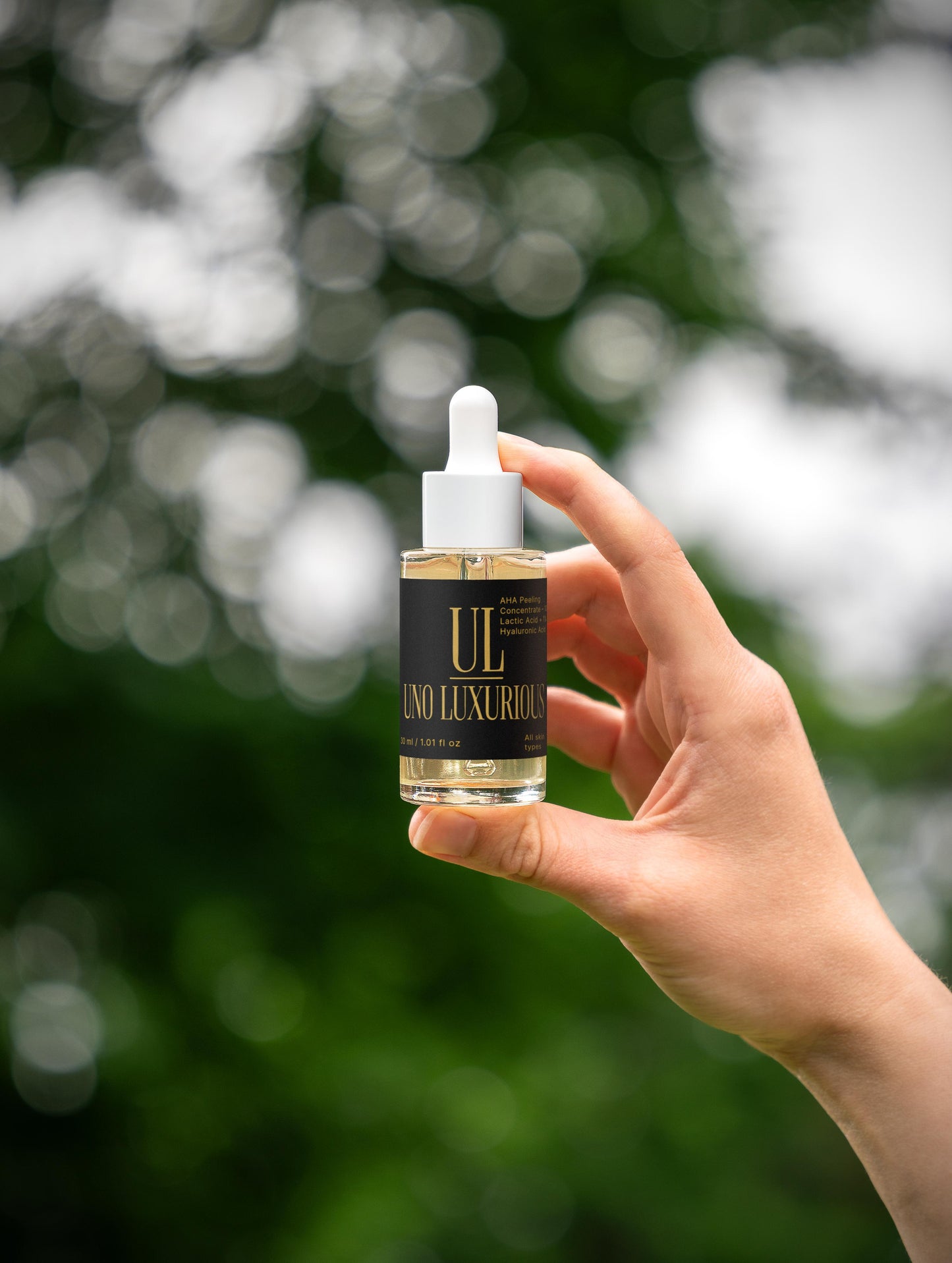 AHA Peeling Concentrate – 10% Lactic Acid + 1% Hyaluronic Acid