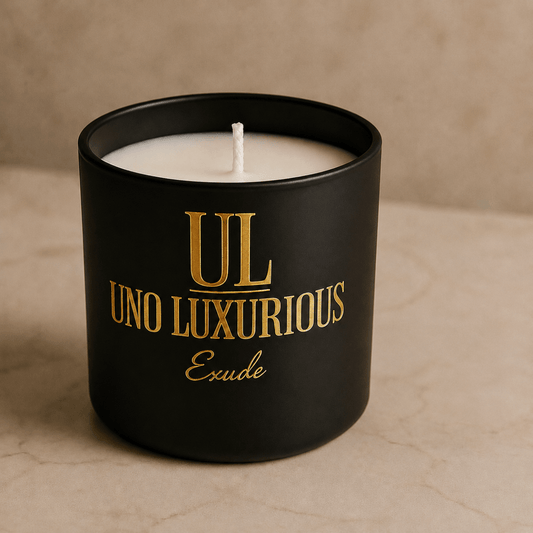 Exude – Luxury Soy Wax Candle - Uno Luxurious