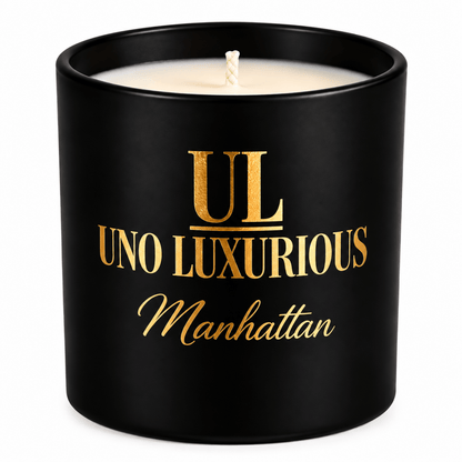Manhattan – Luxury Soy Wax Candle - Uno Luxuriouscandles