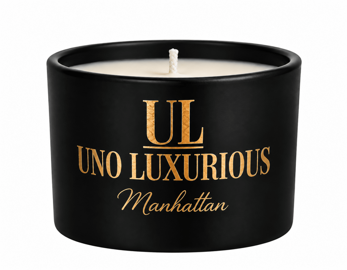 Manhattan – Luxury Soy Wax Candle - Uno Luxuriouscandles
