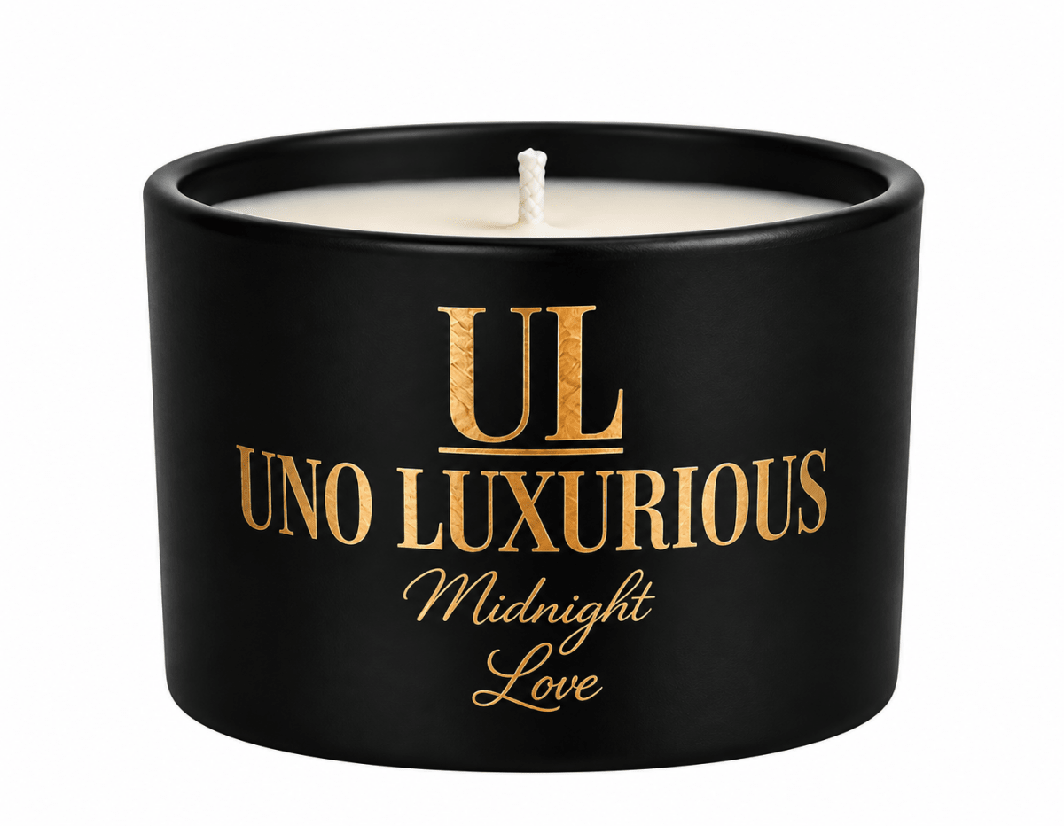 Midnight Love – Luxury Soy Wax Candle - Uno Luxuriouscandles