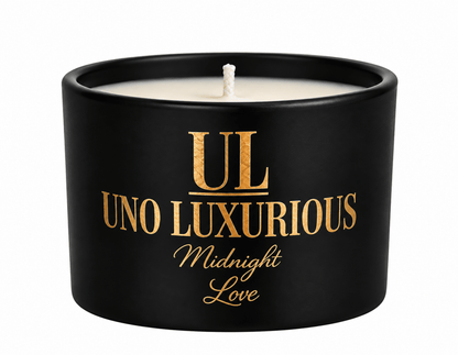 Midnight Love – Luxury Soy Wax Candle - Uno Luxuriouscandles