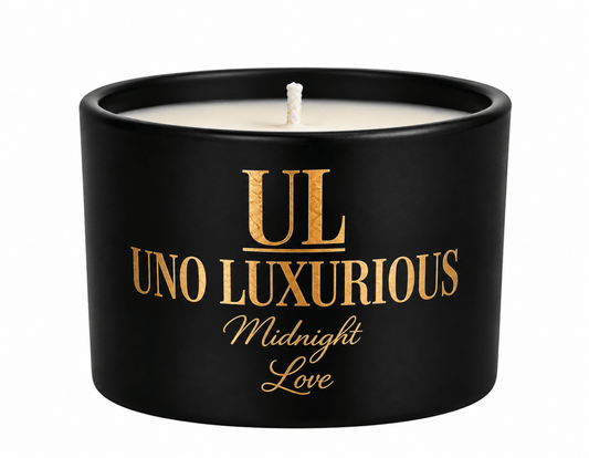 Midnight Love – Luxury Soy Wax Candle - Uno Luxuriouscandles