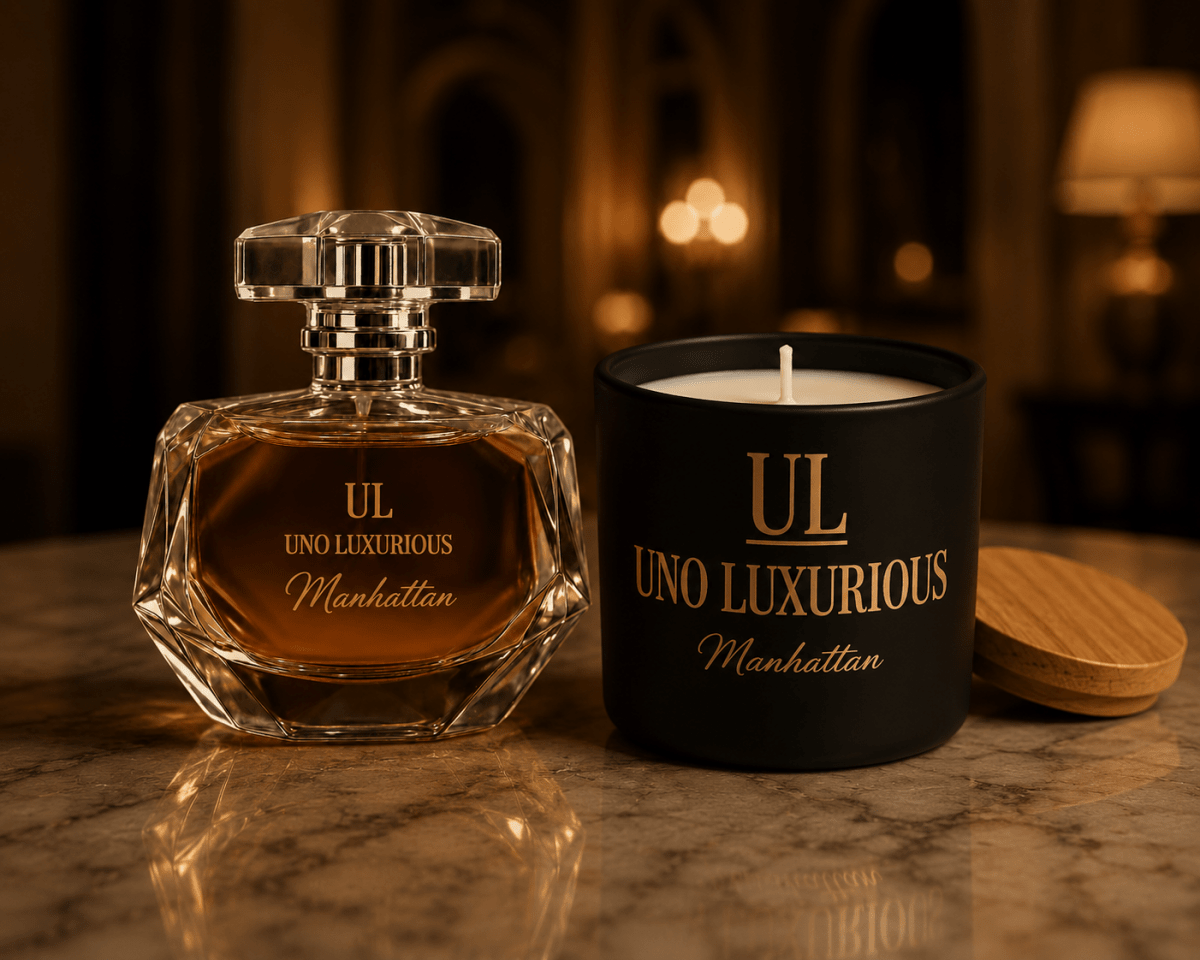 The City Ritual – Manhattan Luxury Candle & Room Spray Set - Uno LuxuriousHome Fragrance Sets