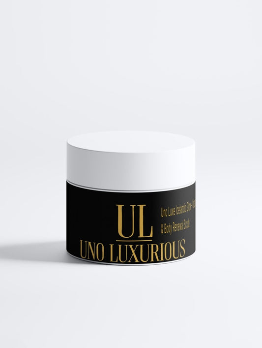 Uno Luxe Icelandic Glow – Volcanic Face & Body Renewal Scrub - Uno Luxurious LLCVolcanic Face & Body Renewal Scrub