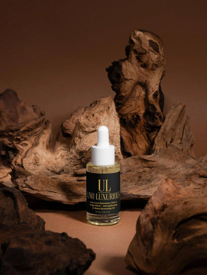 Uno Luxe Rosemary Hair & Scalp Elixir – Strengthening & Shine Restoring Oil - UnoLuxurious Strengthening & Shine Restoring Oil