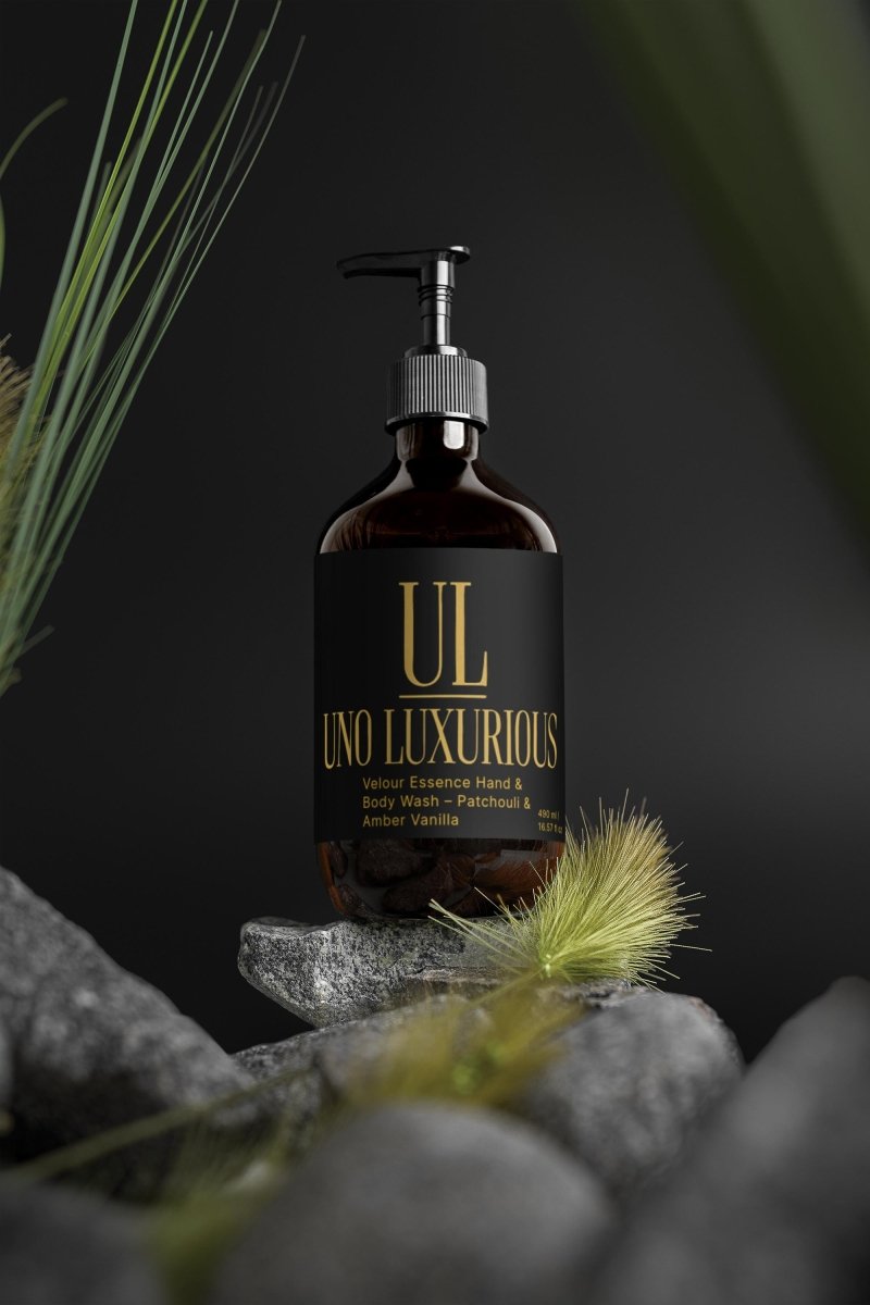 Velour Essence Hand & Body Wash – Patchouli & Amber Vanilla - UnoLuxurious body wash